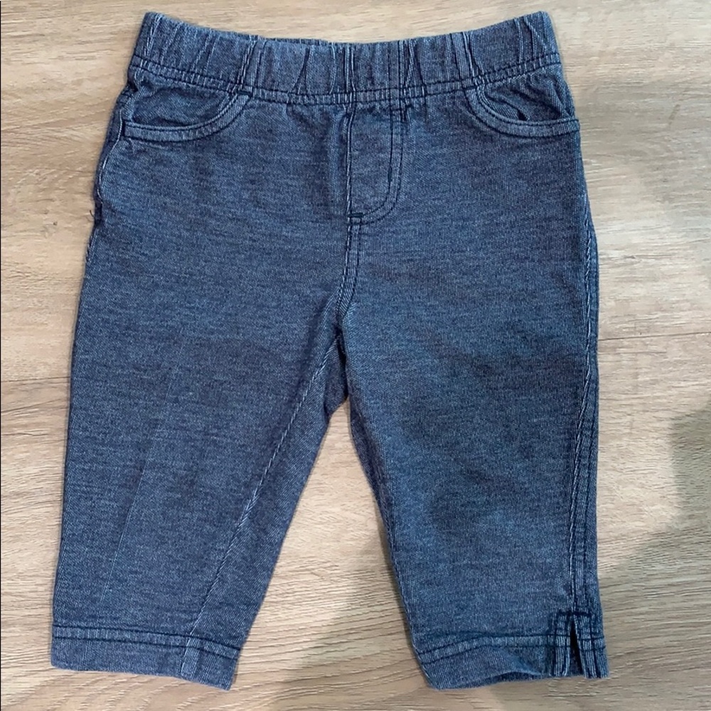 Tea denim like short pants